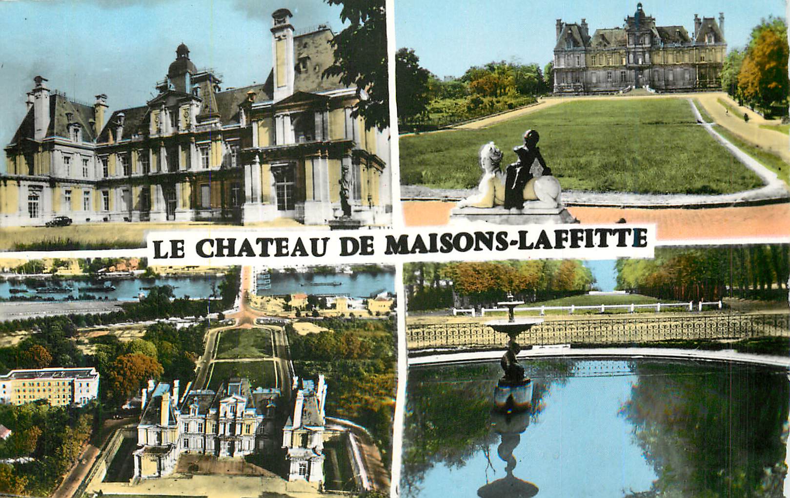 CPM Le Chateau de Maisons Laffitte (S et O) Differents Aspects du Chateau